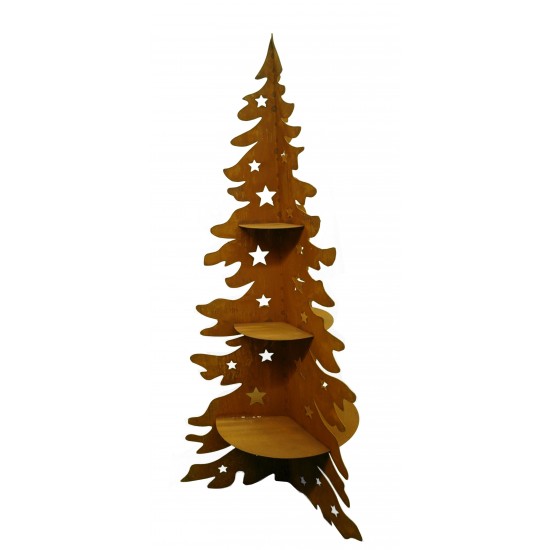 XXL Bäume ab 120 cm Metall Weihnachtsbaum 3 seitig mit Ablage Höhe