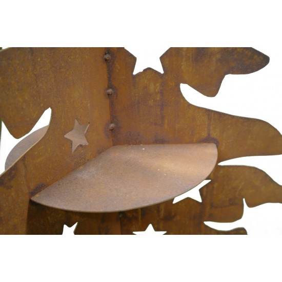 XXL Bäume ab 120 cm Metall Weihnachtsbaum 3 - seitig mit Ablage - Höhe 160 cm 
Höhe 160 cm
Ø am Boden ca.90 cm
Gewicht ca. 18