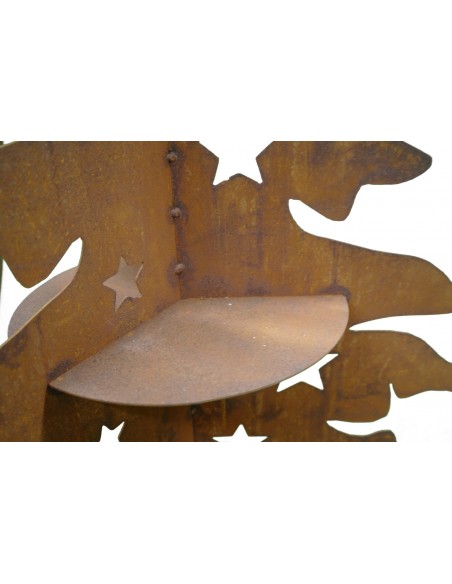 XXL Bäume ab 120 cm Metall Weihnachtsbaum 3 - seitig mit Ablage - Höhe 160 cm 
Höhe 160 cm
Ø am Boden ca.90 cm
Gewicht ca. 18