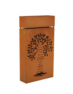 Schalen für Rostsäulen Pflanztrog Groß für Säule - Familie - große Schalen zum Bepflanzen Diese Pflanzschale ist als Zubehör für 2