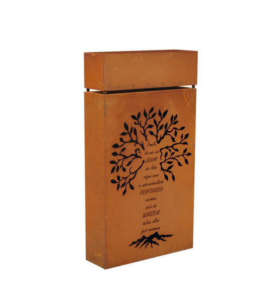 Schalen für Rostsäulen Pflanztrog Groß für Säule - Familie - große Schalen zum Bepflanzen Diese Pflanzschale ist als Zubehör für