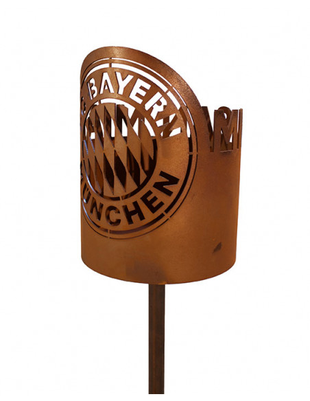 FC Bayern Fackelstab - MIA SAN MIA - auf 140 cm Stab - inkl Fackelstabständer FC Bayern Fackelstab - MIA SAN MIA - auf 140 cm Stab - inkl Fackelstabständer