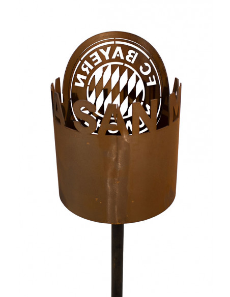 FC Bayern Fackelstab - MIA SAN MIA - auf 100 cm Stab - inkl Fackelstabständer FC Bayern Fackelstab - MIA SAN MIA - auf 100 cm Stab - inkl Fackelstabständer
