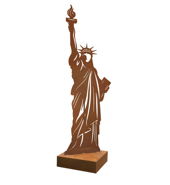 Freiheitsstatue Figur Metall - Höhe 200 cm - Wahrzeichen als Gartendeko