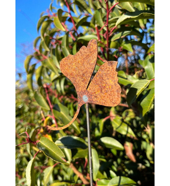 Beetstecker für Frühling und Sommer Ginkgo Mini Gartenstecker 