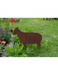 Bauernhof Tier Schaf seitlich stehend - Höhe 28 cm 2