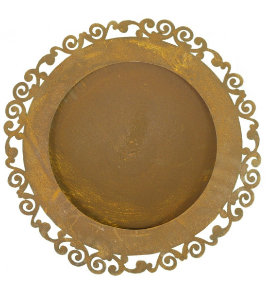 runde Pflanzschalen Edelrost Pflanzschale - Ravenna - Durchmesser 48 cm Edelrost Schale "Ravenna" zur besonderen Dekoration in I