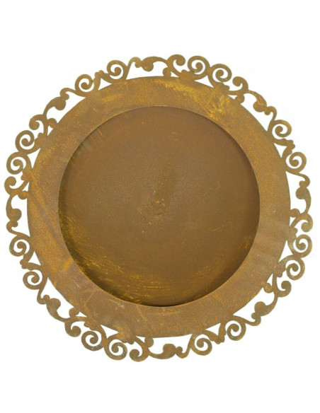 runde Pflanzschalen Edelrost Pflanzschale - Ravenna - Durchmesser 48 cm Edelrost Schale "Ravenna" zur besonderen Dekoration in I