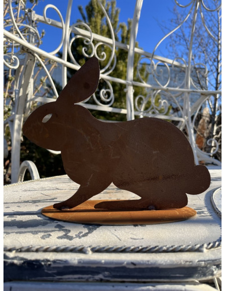 Hasen Deko Hase lauernd   Höhe 19 cm - Schattenbild zur Osterdeko Ein besonderer Höhepunkt in deiner Osterdeko für den Hasen Deko Hase lauernd   Höhe 19 cm - Schattenbild zur Osterdeko Ein besonderer Höhepunkt in deiner Osterdeko für den
