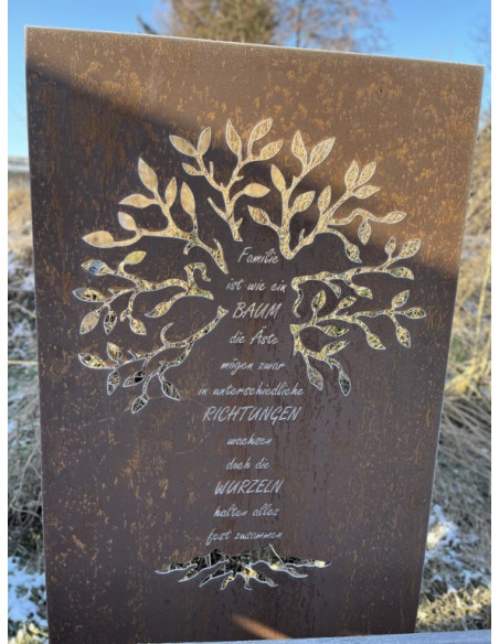 Trennwand und Sichtschutzzaun Metall 180 cm hoch Sichtschutzzaun für den Garten mit Motiv - Familie, Höhe 180 cm Edelrost Sichts Trennwand und Sichtschutzzaun Metall 180 cm hoch Sichtschutzzaun für den Garten mit Motiv - Familie, Höhe 180 cm Edelrost Sichts