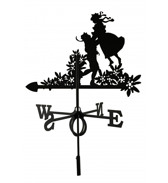 Wetterfahen Bavaria klein 
Präziser Laserschnitt - Qualitätsarbeit
Korrossionsschutzbad und schwarze Pulverbeschichtung