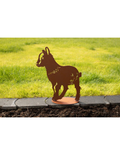 Deko Geißlein Schnucki - aus Metall - Höhe 40 cm 2