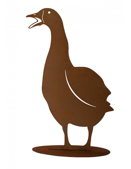Deko Gans aus Metall - Daisy - Höhe 38 cm
