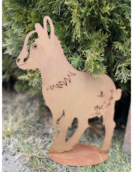 Tiere - Edelrost Tierfiguren Deko Geißlein Schnucki - aus Metall - Höhe 40 cm Süßes, kleines Geißlein aus Edelrost
Ach wie süß 