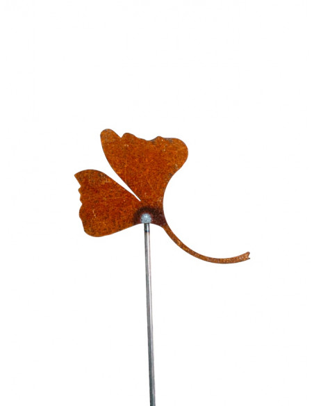 Beetstecker für Frühling und Sommer Ginkgo Mini Gartenstecker 11 x 8 cm 
Breite 11 cm
Höhe 8 cm
zzgl. Stecker 20 - 25 cm
