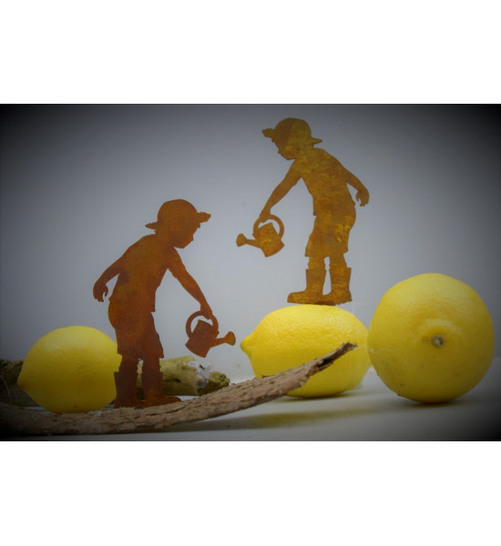 Gärtner Figur Edelrost Gärtner - Till - Höhe 18 cm - auf Platte auf Standplatte
Höhe 18 cm
