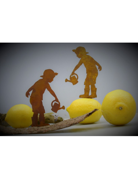 Gärtner Figur Edelrost Gärtner - Till - Höhe 18 cm - auf Platte auf Standplatte
Höhe 18 cm
