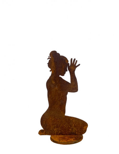 Yoga Deko - Figuren und Statuen mit Yoga und Meditation Positionen Yoga Mädel - Liv - klein - Fersensitz - Vajrasana - auf Platt Yoga Deko - Figuren und Statuen mit Yoga und Meditation Positionen Yoga Mädel - Liv - klein - Fersensitz - Vajrasana - auf Platt
