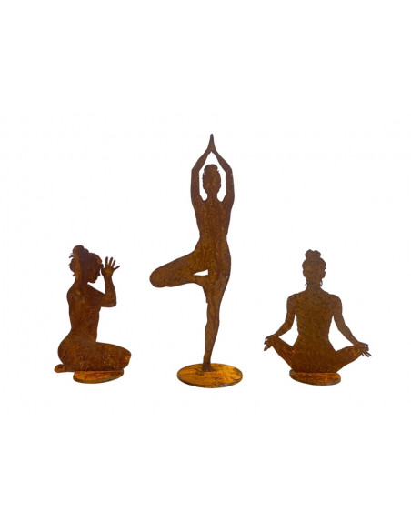 Yoga Deko - Figuren und Statuen mit Yoga und Meditation Positionen Yoga Mädel - Liv - klein - Fersensitz - Vajrasana - auf Platt Yoga Deko - Figuren und Statuen mit Yoga und Meditation Positionen Yoga Mädel - Liv - klein - Fersensitz - Vajrasana - auf Platt