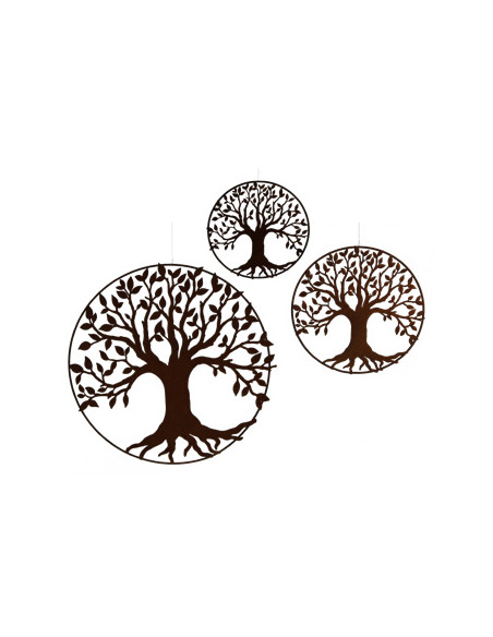 Baum des Lebens - Symbol für Hoffnung und eine glückliche Zukunft Baum des Lebens - Wandbild Metall - 50 cm 
Durchmesser 50 cm
 Baum des Lebens - Symbol für Hoffnung und eine glückliche Zukunft Baum des Lebens - Wandbild Metall - 50 cm 
Durchmesser 50 cm