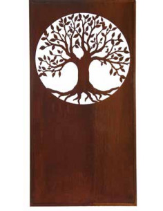 Sichtschutzwände und Paravents Baum des Lebens - Sichtschutzwand Stahl rostig 200 cm hoch 
Lebensbaum Paravent
Höhe  200 cm
B