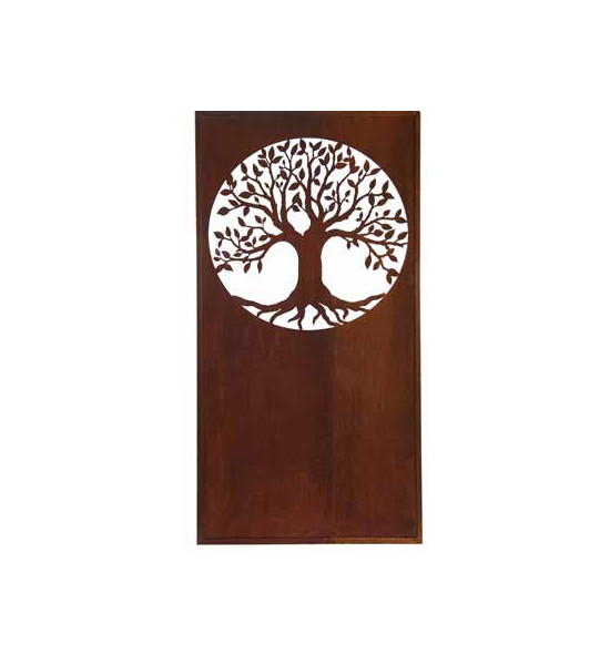 Sichtschutzwände und Paravents Baum des Lebens - Sichtschutzwand Stahl rostig 200 cm hoch 
Lebensbaum Paravent
Höhe  200 cm
B