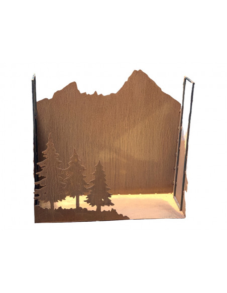 Neuheiten Saremo Holzstapler - Berge - klein 
Hol dir Alpinflair nach Hause
Holzstapler „Berge“mit Boden und Vierkantseiten
H