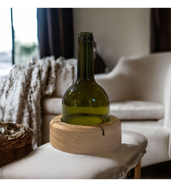 Grosse Windlichter Laternen für Draussen Windlicht aus Recycelten Weinflaschen Die Windlichter werden aus recycelten Weinflasche