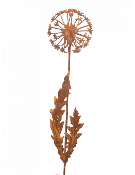 Gartenstecker kleine Deko Pusteblume als Gartenstecker - 60 cm hoch 
Pusteblume an 4 mm Stab
Gesamthöhe ca. 46 cm
Breite 9,8 