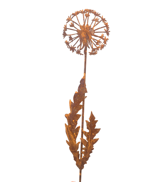 Gartenstecker kleine Deko Pusteblume - 60 cm - Gartenstecker 
Pusteblume an 60 cm - 4 mm Stab
Gesamthöhe 69 cm
Breite 14,7 cm