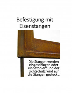 Sichtschutzwände und Paravents Baum des Lebens - Sichtschutzwand Stahl rostig 200 cm hoch 
Lebensbaum Paravent
Höhe  200 cm
B 2