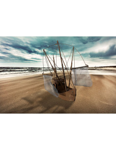 Deko Krabbenkutter aus Metall - Jenny - Höhe 76 cm - Maritime Gartendeko 2