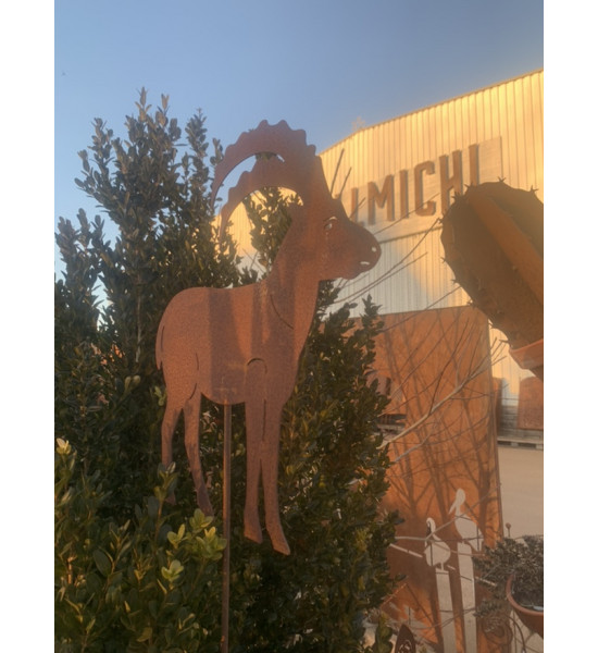 Gartenstecker Steinbock zum Stecken als Gartenstecker - Höhe 35 cm Edelrost Steinbock zum Stecken

32 x 35 cm
Stablänge: 100 