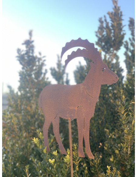 Gartenstecker Steinbock zum Stecken als Gartenstecker - Höhe 35 cm Edelrost Steinbock zum Stecken

32 x 35 cm
Stablänge: 100 