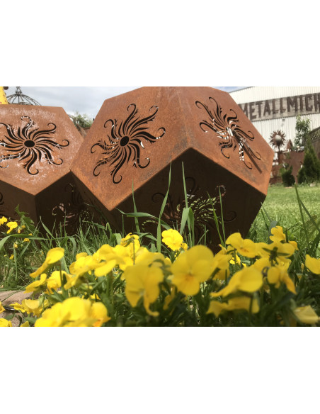 Garten Sonnenwürfel -  43 cm hoch (klein)