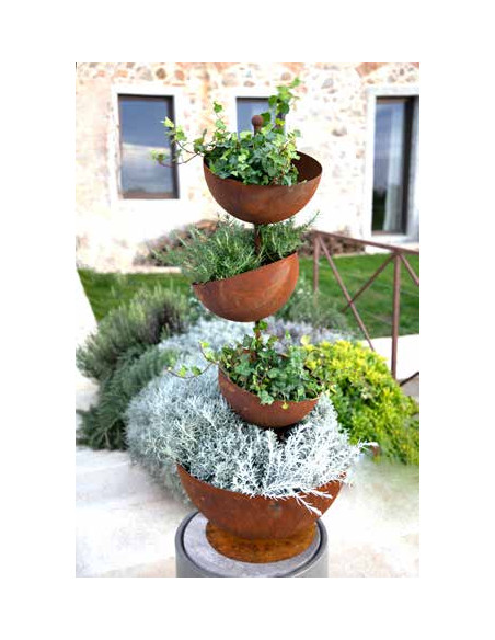 kreative Pflanzgefäße  Halbkugel Pflanzturm Topsy Truvy - Höhe 115 cm - groß - Pflanz Etagere Ein ganz außergewöhnlicher moderne kreative Pflanzgefäße  Halbkugel Pflanzturm Topsy Truvy - Höhe 115 cm - groß - Pflanz Etagere Ein ganz außergewöhnlicher moderne