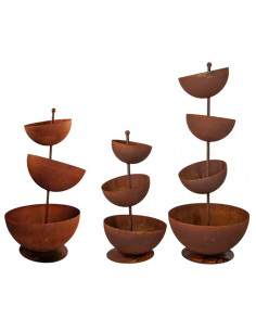 kreative Pflanzgefäße  Halbkugel Pflanzturm Topsy Truvy - Höhe 78 cm -  klein - Pflanz Etagere Ein ganz außergewöhnlicher modern 2