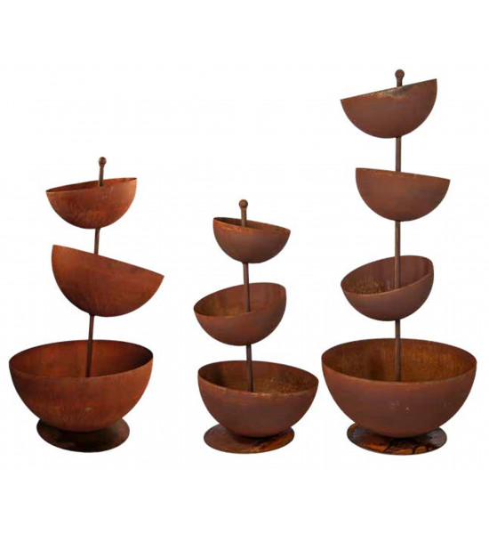 kreative Pflanzgefäße  Halbkugel Pflanzturm Topsy Truvy - Höhe 78 cm -  klein - Pflanz Etagere Ein ganz außergewöhnlicher modern