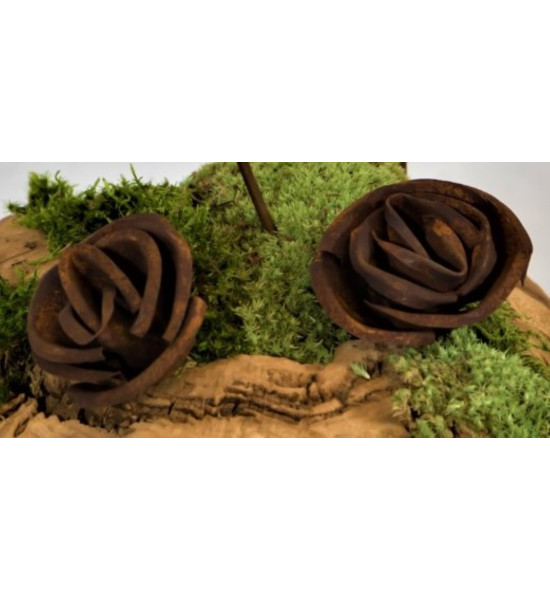 Gartendeko Rost Rosen Beetstecker mit Nagel Gartendeko Rost Ø 5 cm 
Durchmesser 5 cm
Nagel 12 cm

