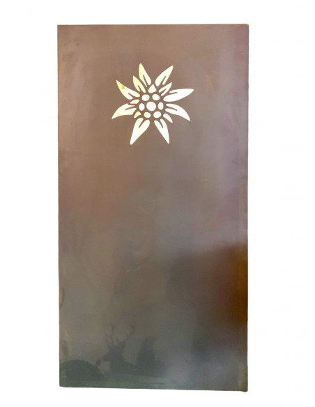 Trennwand und Sichtschutzzaun Metall 180 cm hoch Sichtschutzwand