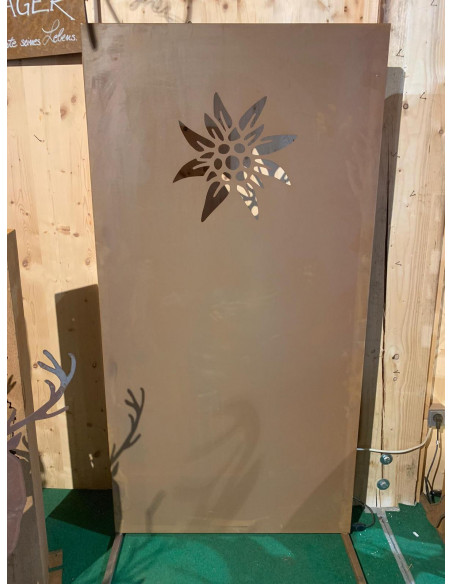 Trennwand und Sichtschutzzaun Metall 180 cm hoch Sichtschutzwand