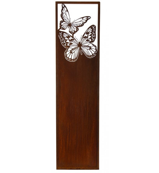 Sichtschutzwände und Paravents Sichtschutz Schmetterlinge filigran - schmal - 200 cm Höhe - Breite 50 cm - Paravent Sichtschutz