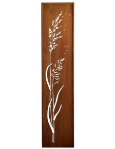 Sichtschutz Schmal bis 50 cm Sichtschutz schmal - Gras Motiv - Höhe 148 cm - Breite 32 cm Stele mit Gras Motiv als schmale Sicht 2