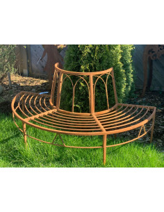 Start Baumbank Durchmesser 150 cm - 60 cm - halbrund 
Durchmesser 150 cm
60 cm halbrund