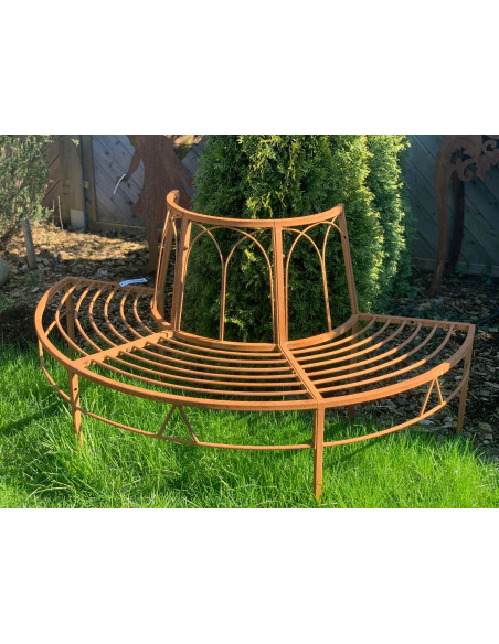 Start Baumbank Durchmesser 150 cm - 60 cm - halbrund 
Durchmesser 150 cm
60 cm halbrund
