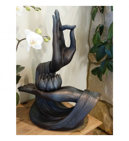 Start Steinguss Hände - Seligkeit - klein- mit Bronzeeffekt - Höhe 51 cm 
Steinguss Hände - Seligkeit - klein- mit Bronzeeffekt