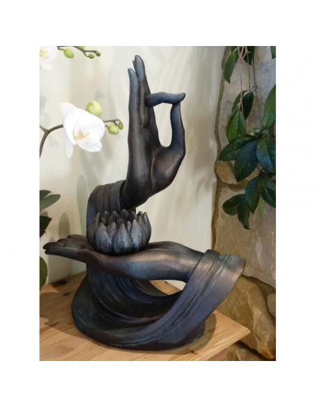 Start Steinguss Hände - Seligkeit - klein- mit Bronzeeffekt - Höhe 51 cm 
Steinguss Hände - Seligkeit - klein- mit Bronzeeffekt