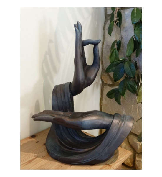 Start Steinguss Hände - Seligkeit - klein- mit Bronzeeffekt - Höhe 51 cm 
Steinguss Hände - Seligkeit - klein- mit Bronzeeffekt