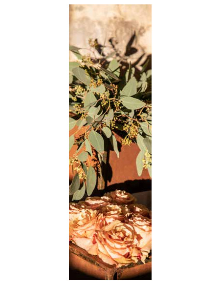 Start Metall Blumentopf in Vierkantgestell Höhe 80 cm - Topf 18 x 18 cm Die Töpfe sind in ein Gestell aus massiven Vierkant Stah