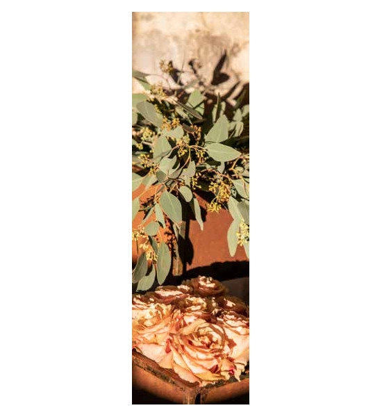 Pflanzsäulen - Säulen mit Pflanz-Schale Metall Blumentopf in Vierkantgestell Höhe 100 cm - Topf 18 x 18 cm Die Töpfe sind in ein